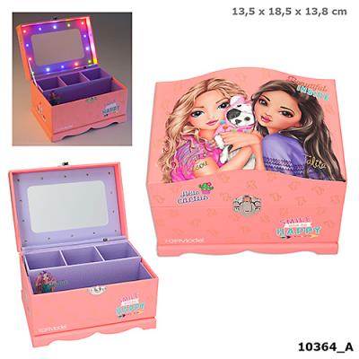 Opakowanie SZKATUŁKA ZE ŚWIATEŁKAMI TOP MODEL BRZOSKWINIA 10364