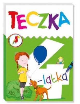 Teczka 4-latka. Autor: Joanna Babula (ilustr.), Lekan Elżbieta. SmakLiter.pl Okładka książki Teczka 4-latka