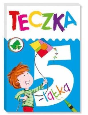 Teczka 5-latka. Autor: Joanna Babula (ilustr.), Lekan Elżbieta. SmakLiter.pl Okładka książki Teczka 5-latka