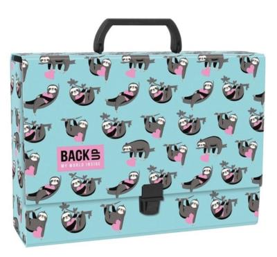 Teczka twarda z rączką BackUp Leniwce DERFORM. Wydawca: Derform. SmakLiter.pl Opakowanie Teczka twarda z rączką BackUp Leniwce DERFORM