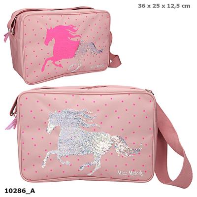 Opakowanie TORBA NA RAMIĘ ZE ZMIENNYMI CEKINAMI MISS MELODY RÓŻOWA 10286