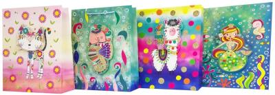 Opakowanie Torebka Lux 3D dziecięca Brokat mix A5 ROZETTE