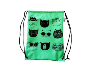 Worek szkolny plecak WR1009 Cat face MESIO. Wydawca: MESIO.PL. SmakLiter.pl Opakowanie Worek szkolny plecak WR1009 Cat face MESIO