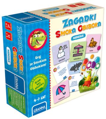 Opakowanie Zagadki Smoka Obiboka niebieskie GRANNA