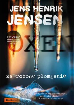 Zamrożone płomienie. Autor: Jens Henrik Jensen. SmakLiter.pl Okładka książki Zamrożone płomienie