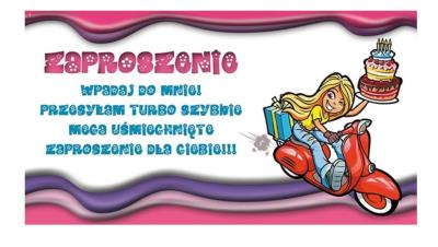 Opakowanie Zaproszenia Young nr 06 (opakowanie 10 szt)