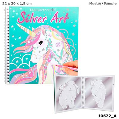 Opakowanie ZESTAW KREATYWNY SILVER ART. Z JEDNOROŻCEM FANTASY MODEL 10622