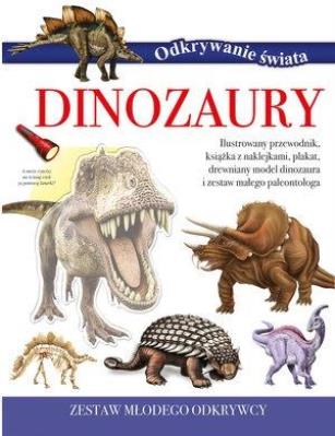 Okładka książki Zestaw młodego odkrywcy. Dinozaury