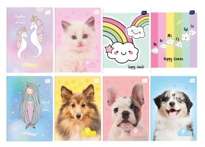 Opakowanie Zeszyt A5/32K kolorowa linia UV Girls (10szt)