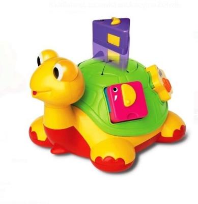 Żółwik sorter kształtów. Wydawca: Dumel. SmakLiter.pl Opakowanie Żółwik sorter kształtów