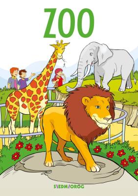 Zoo - kolorowanka edukacyjna. Autor: Tamara Michałowska (oprac.). SmakLiter.pl Okładka książki Zoo - kolorowanka edukacyjna