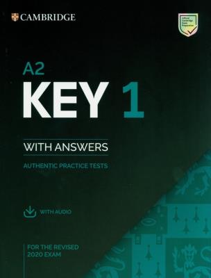 Opakowanie A2 Key 1 for the Revised 2020 Exam Authentic practice tests with Answers with Audio