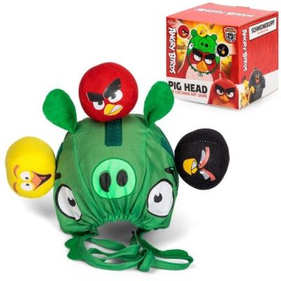 Angry Birds Głowa świni - czepek z rzepami. Wydawca: Tobar. SmakLiter.pl Opakowanie Angry Birds Głowa świni - czepek z rzepami
