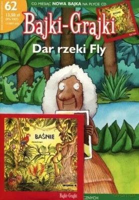 Bajki-Grajki. Dar rzeki Fly (gazetka + CD) - Audiobook. Autor: praca zbiorowa. SmakLiter.pl Okładka książki Bajki-Grajki. Dar rzeki Fly (gazetka + CD) - Audiobook