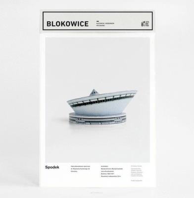 Blokowice Katowicki Modernizm Spodek. Wydawca: Zupagrafika. SmakLiter.pl Opakowanie Blokowice Katowicki Modernizm Spodek
