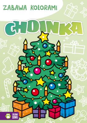 CHOINKA ZABAWA KOLORAMI. Autor: Supeł Barbara, ANETTA RADZISZEWSKA. SmakLiter.pl Okładka książki CHOINKA ZABAWA KOLORAMI