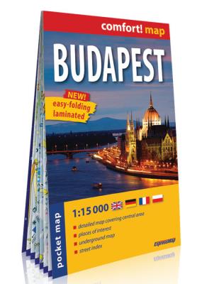 Okładka książki Comfort! map Budapeszt pocket 1:15 000 w.2019