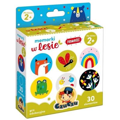 CzuCzu Memorki W lesie. Wydawca: Bright Junior Media. SmakLiter.pl Opakowanie CzuCzu Memorki W lesie