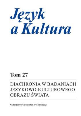 Okładka książki Diachronia w badaniach językowo-kulturowego obrazu świata