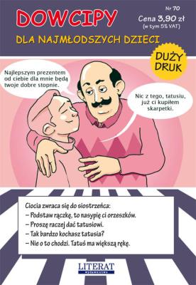 Okładka książki Dowcipy Nr 70 Dla najmłodszych dzieci