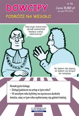 Okładka książki Dowcipy Nr 72 Podróże na wesoło
