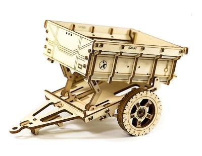 Opakowanie Drewniana puzzle 3D Przyczepa