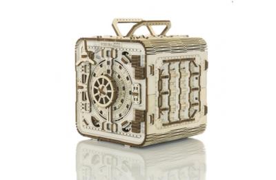 Opakowanie Drewniane puzzle 3D Sejf