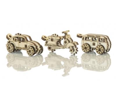 Opakowanie Drewniane puzzle 3D Zabytkowy transport