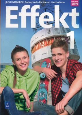Okładka książki Effekt j. niem. podr LO cz.1 + CD NPP WSiP