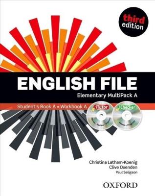 English File 3E Elementary Multipack A OXFORD. Autor: Clive Oxenden; Christina Latham-Koenig, Seligson Paul. SmakLiter.pl Okładka książki English File 3E Elementary Multipack A OXFORD
