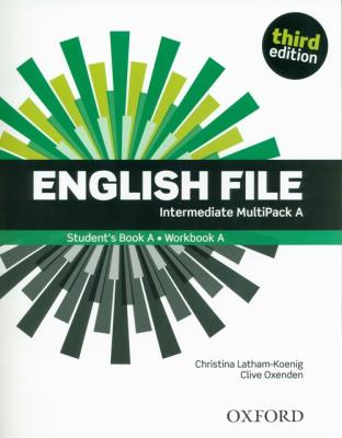 English File 3E Intermediate Multipack A. Autor: Latham-Koenig Christina, Oxenden Clive. SmakLiter.pl Okładka książki English File 3E Intermediate Multipack A