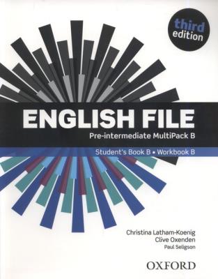 English File 3E Pre-Intermediate SB MultiPack B. Autor: Latham-Koenig Christina, Oxenden Clive. SmakLiter.pl Okładka książki English File 3E Pre-Intermediate SB MultiPack B