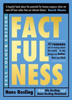 Factfulness Illustrated. Autor: Rosling Hans. SmakLiter.pl Okładka książki Factfulness Illustrated