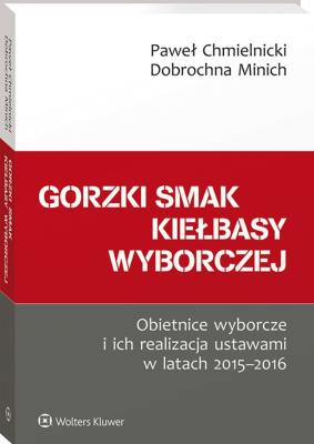 Okładka książki Gorzki smak kiełbasy wyborczej