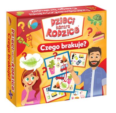 Opakowanie GRA CZEGO BRAKUJE DZIECI KONTRA RODZICE