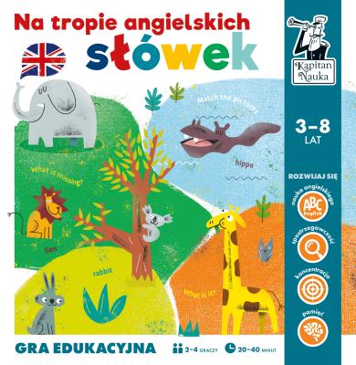 Okładka książki Gra edukacyjna - Na tropie angielskich słówek