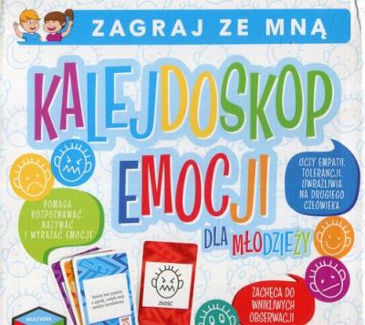 Gra planszowa Kalejdoskop emocji dla młodzieży. Wydawca: MULTIGRA. SmakLiter.pl Opakowanie Gra planszowa Kalejdoskop emocji dla młodzieży