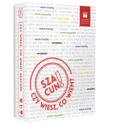 Gra Szacun. Wydawca: Międzynarodowe Centrum Kultury Kraków. SmakLiter.pl Opakowanie Gra Szacun