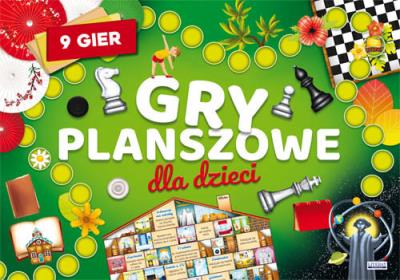 Okładka książki Gry planszowe dla dzieci