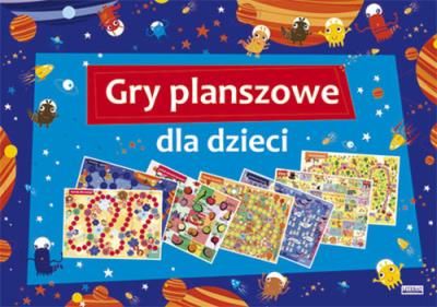 Okładka książki Gry planszowe dla dzieci