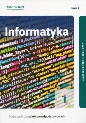 Informatyka LO 1 Podr. ZP w.2019. Autor: Wojciech Hermanowski. SmakLiter.pl Okładka książki Informatyka LO 1 Podr. ZP w.2019