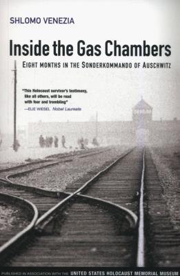 Inside the Gas Chambers. Autor: Venezia Shlomo. SmakLiter.pl Okładka książki Inside the Gas Chambers