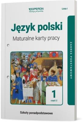 J. polski LO 1 Maturalne karty pracy ZP cz.2 2019. Autor: Urszula Jagiełło, Steblecka-Jankowska Magdalena. SmakLiter.pl Okładka książki J. polski LO 1 Maturalne karty pracy ZP cz.2 2019