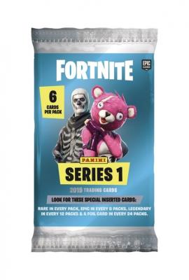 Karty Fortnite saszetka 6 sztuk. Wydawca: Panini. SmakLiter.pl Opakowanie Karty Fortnite saszetka 6 sztuk