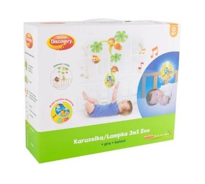 Karuzela/Lampka 3w1 ZOO. Wydawca: Dumel. SmakLiter.pl Opakowanie Karuzela/Lampka 3w1 ZOO