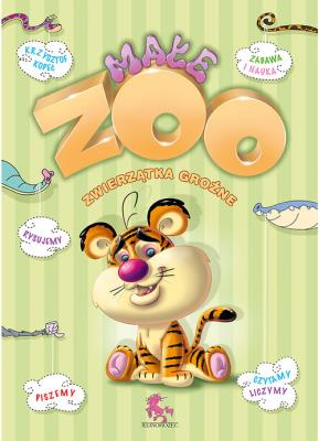 Kolorowanka małe ZOO. Zwierzęta groźne. Autor: Kopeć Krzysztof. SmakLiter.pl Okładka książki Kolorowanka małe ZOO. Zwierzęta groźne