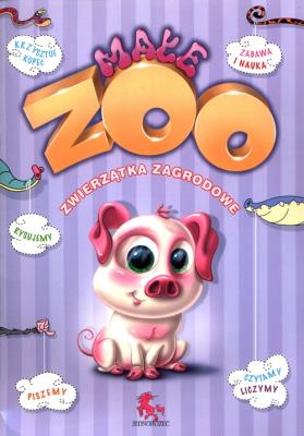 Kolorowanka małe ZOO. Zwierzęta zagrodowe. Autor: Kopeć Krzysztof. SmakLiter.pl Okładka książki Kolorowanka małe ZOO. Zwierzęta zagrodowe