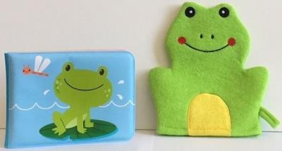 Opakowanie Książeczka kąpielowa z myjką - żabka