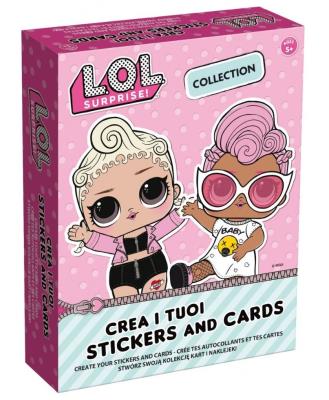 Opakowanie LOL SURPRISE Stwórz swoje naklejki i kartki