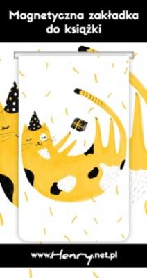 Opakowanie Magnetyczna zakładka do książki - Kot (opakowanie 2 sztuki)